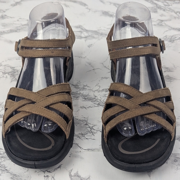 Keen Shoes - Keen Rialto II Naples Size 9 Leather Sandals Brown